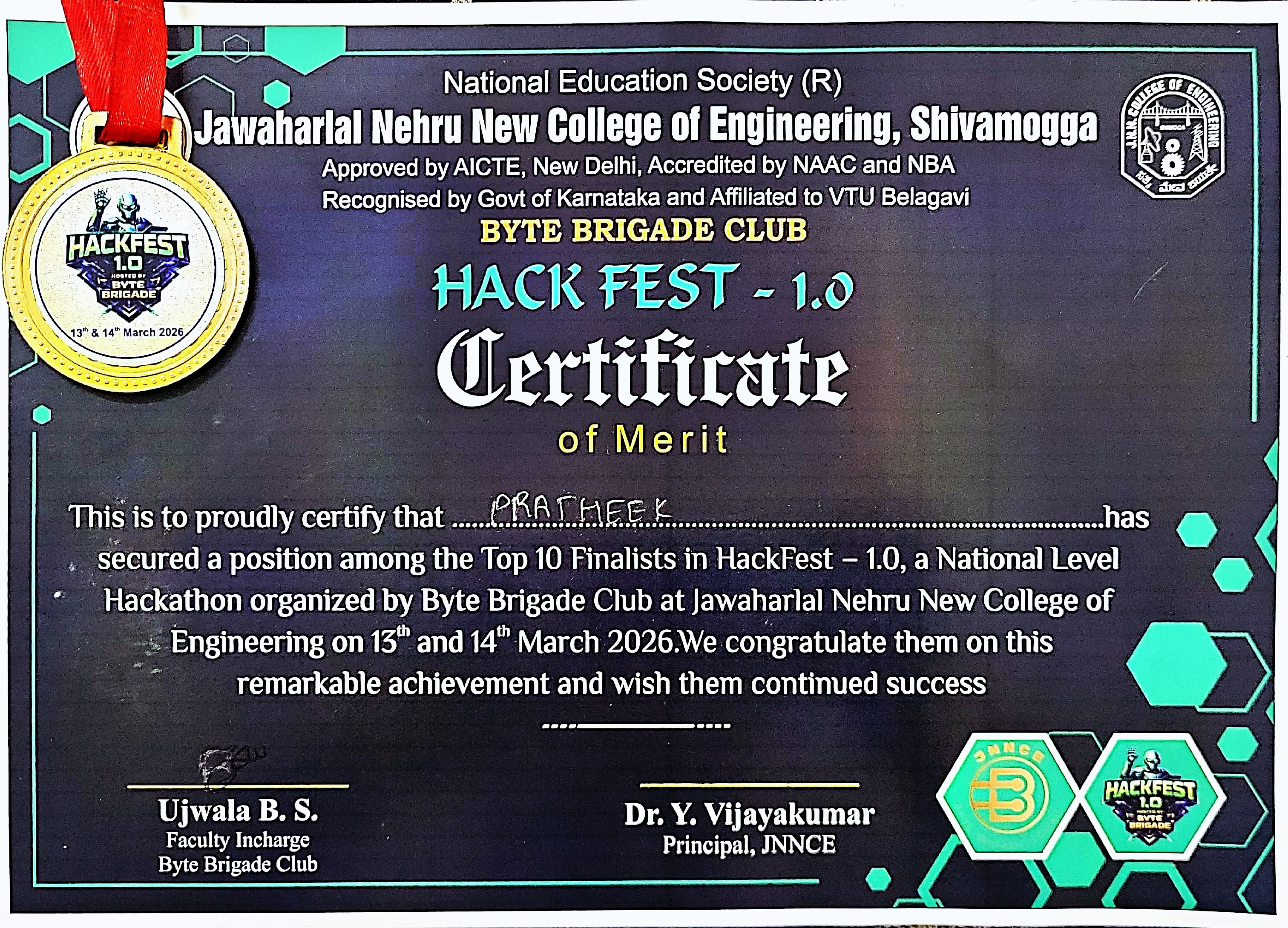 HackFest Certificate